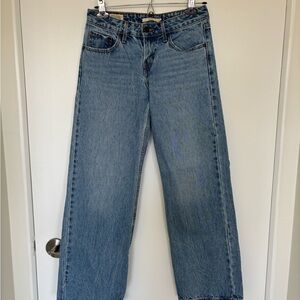 Levi’s Low Loose straight blue jeans